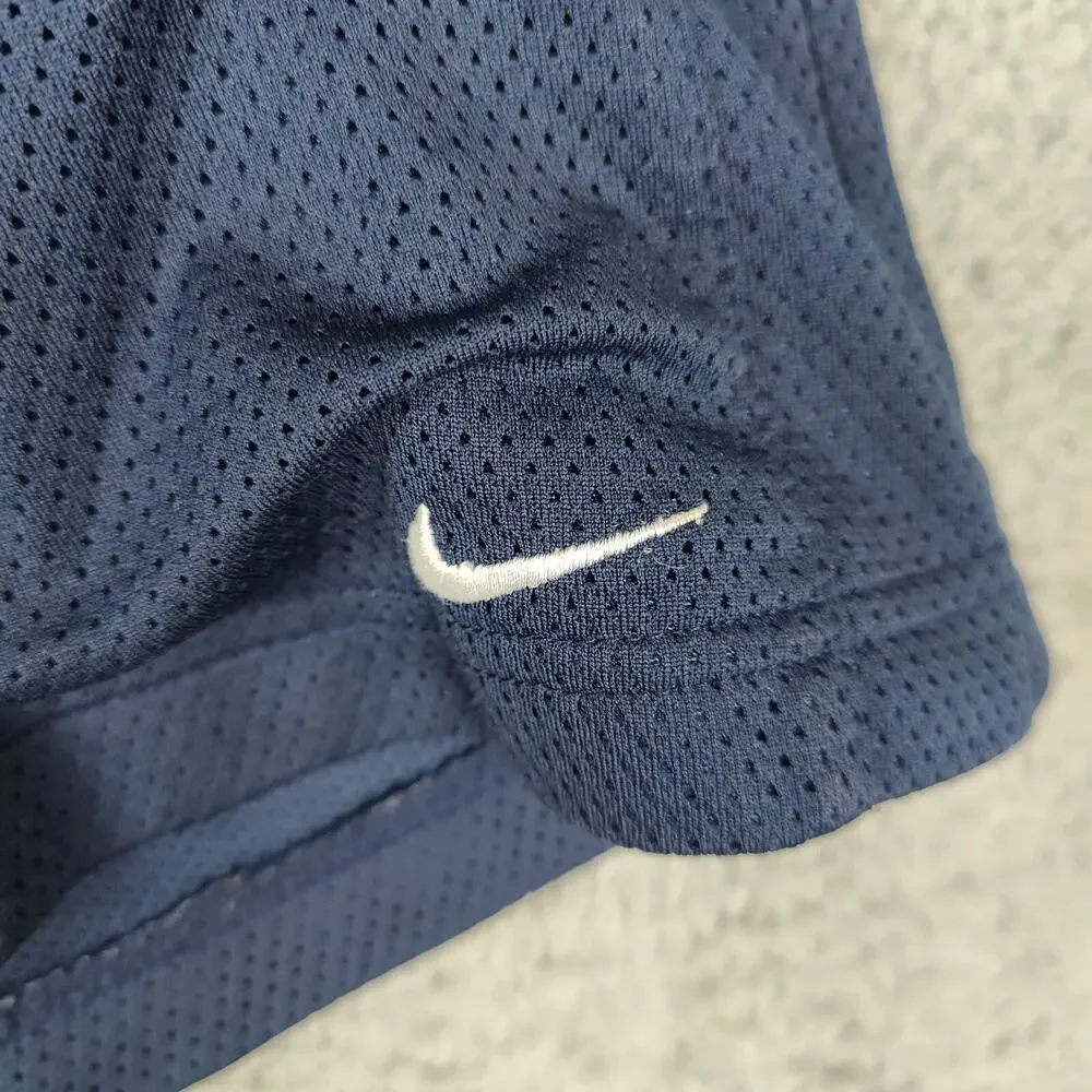 Nike Shorts Mens Medium Blue Swoosh Basketball Athletic Workout Swimming Trunks